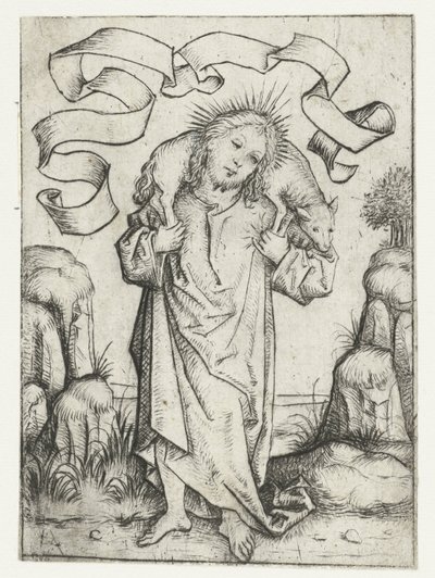 Christ comme le Bon Pasteur - Meester van het Amsterdamse Kabinet