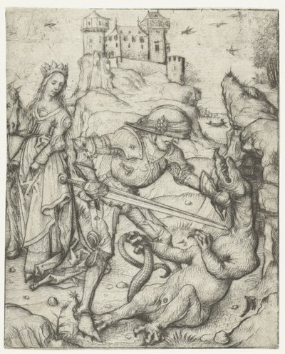 Saint Georges à pied - Meester van het Amsterdamse Kabinet