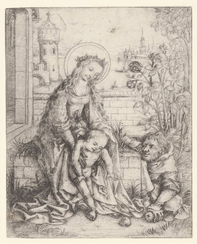 La Sainte Famille près du rosier - Meester van het Amsterdamse Kabinet