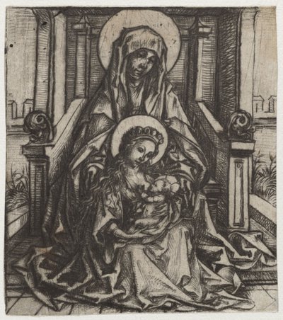 Sainte Anne trinitaire - Meester van het Amsterdamse Kabinet