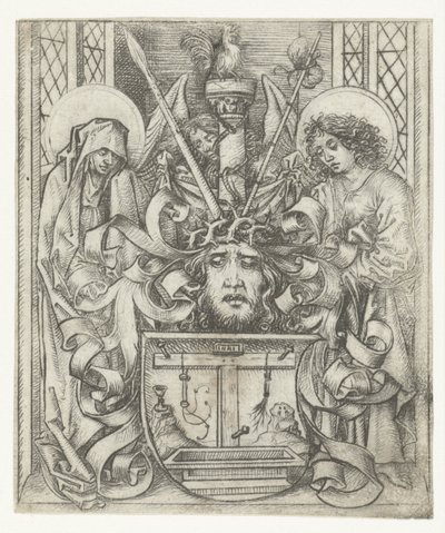 Blason avec les Arma Christi - Meester van het Amsterdamse Kabinet