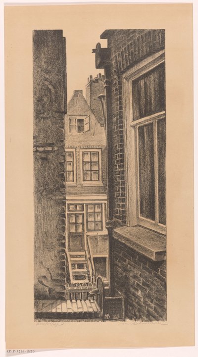 Doorkijkje - Meijer Bleekrode (signed by artist)