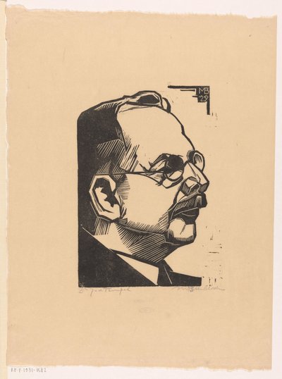 Portrait de Jan van den Tempel - Meijer Bleekrode (signed by artist)