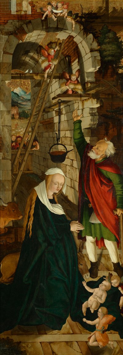 Naissance du Christ - Meister der Oberfalkensteiner Altarflügel