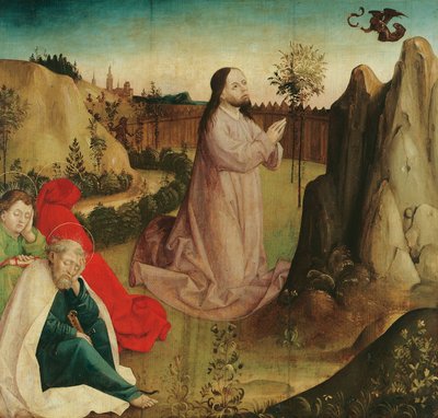 Christ au mont des Oliviers - Meister der Veitslegende