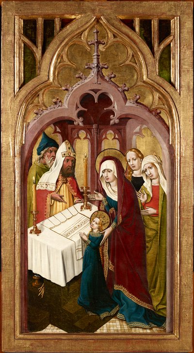 Présentation de Marie au temple - Meister von Schloss Lichtenstein