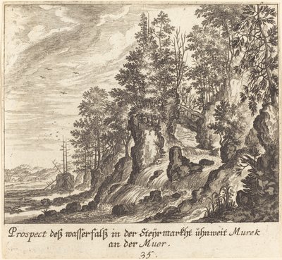 Cascade - Melchior Küsel after Johann Wilhelm Baur