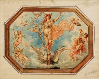Allégorie de la poste - Melchior Lechter