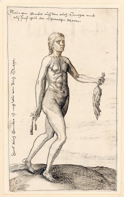 Une femme de Gambie, 1583 - Melchior Lorck