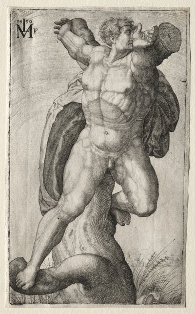 Homme crucifié - Melchior Lorck