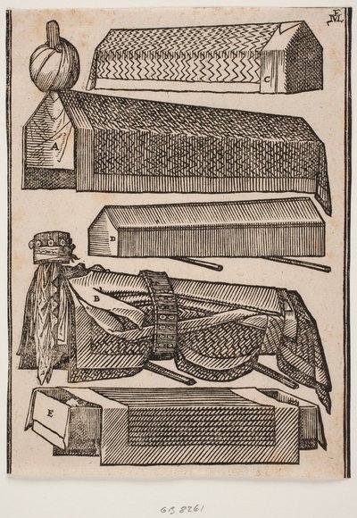 Cinq cercueils turcs - Melchior Lorck