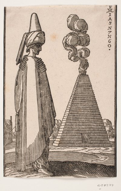 Homme en cape - Melchior Lorck