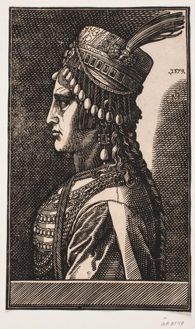 Noble dame turque - Melchior Lorck