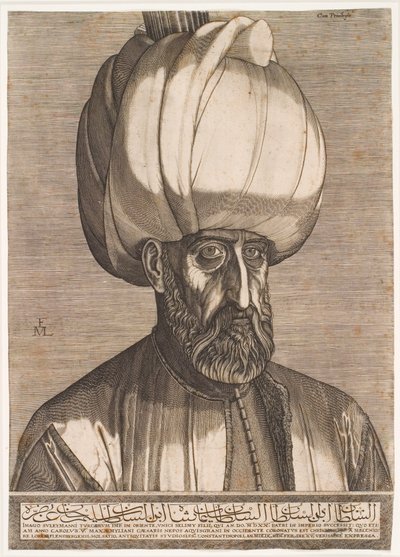 Portrait du sultan Soliman le Magnifique - Melchior Lorck
