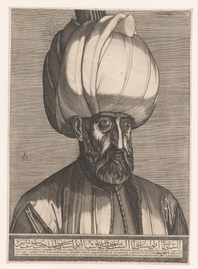Portrait du sultan Süleyman I - Melchior Lorck