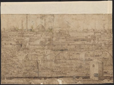 Vue de Constantinople, Feuille 8, Melchior Lorck, 1559 - Melchior Lorck