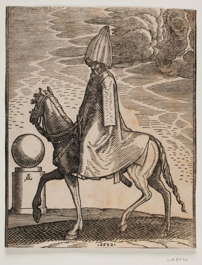 Cavalier vêtu d