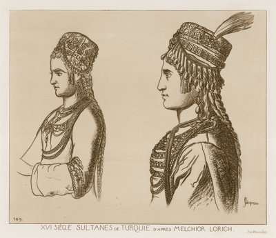Sultans du XVIe siècle de Turquie - Melchior Lorck