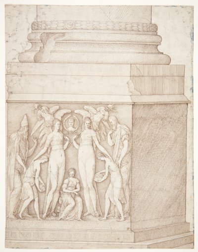 Le piédestal sculpté d