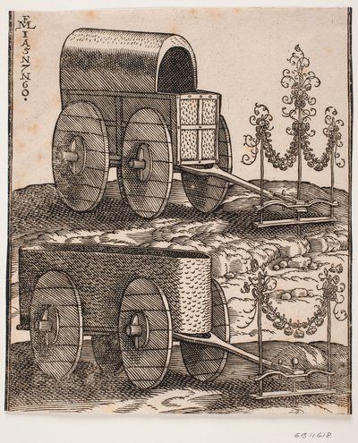 Deux chariots - Melchior Lorck