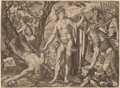 Apollon et Marsyas - Melchior Meier