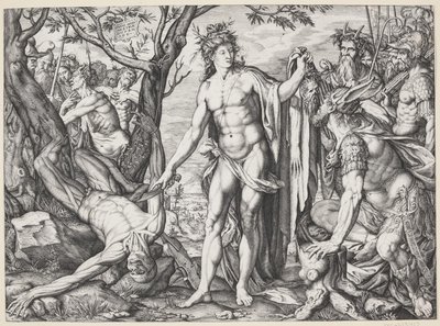 Apollon et Marsyas - Melchior Meier