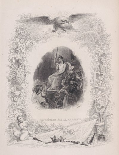 La Déesse Liberté, des Chansons de Béranger, 1829 - Melchior Peronard
