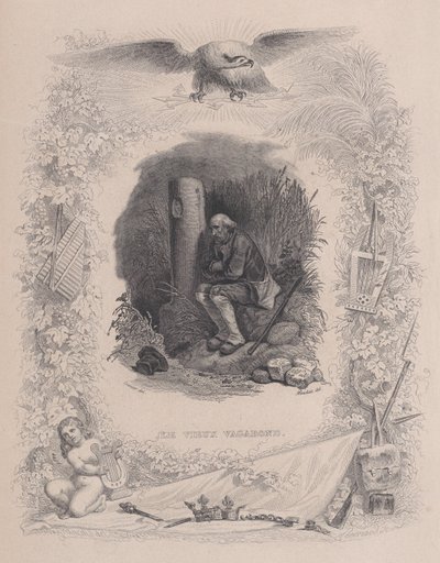 Le Vieux Vagabond, des Œuvres complètes de Béranger, 1829 - Melchior Peronard