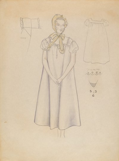 Chemise de nuit et bonnet - Melita Hofmann