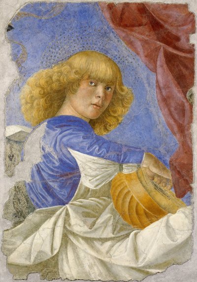 Ange musicien par Melozzo da Forli, vers 1480 (fresque) - Melozzo da Forli