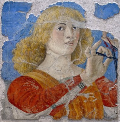 Ange musicien par Melozzo da Forli, vers 1480 (fresque) - Melozzo da Forli