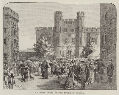 Une garden-party à la Tour de Londres - Melton Prior