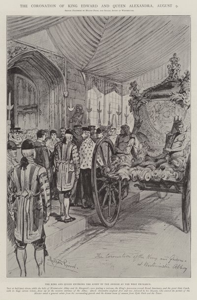 Le couronnement du roi Édouard et de la reine Alexandra, 9 août - Melton Prior