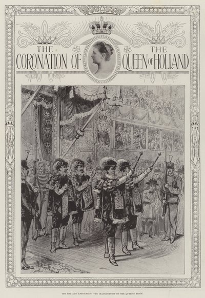 Le couronnement de la reine de Hollande - Melton Prior