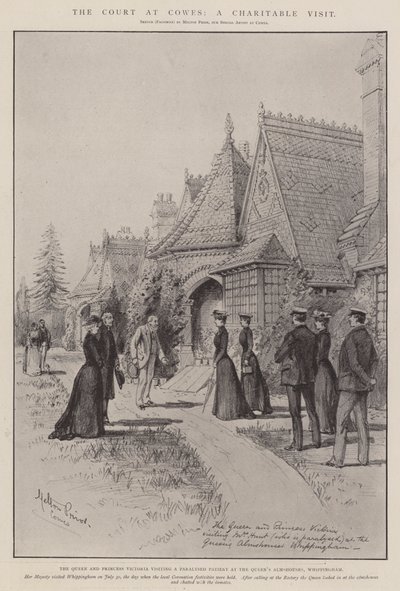 La Cour à Cowes, une visite caritative - Melton Prior