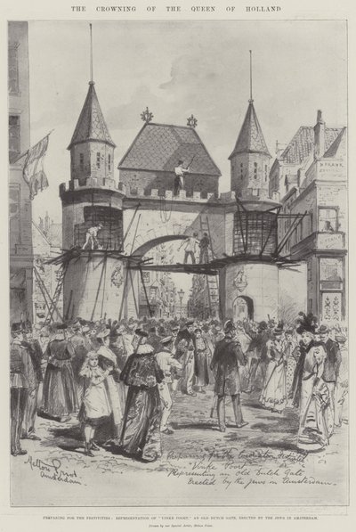 Le couronnement de la reine de Hollande - Melton Prior