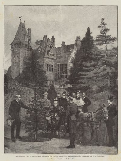 La visite de la reine à l