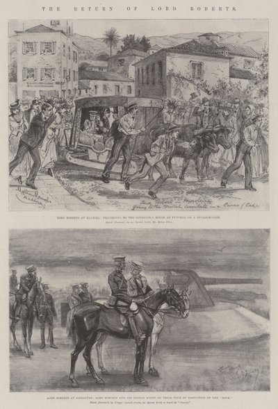 Le Retour de Lord Roberts - Melton Prior