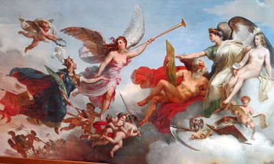 La France victorieuse à Bouvines - Merry Joseph Blondel