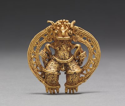 Pendentif figure, c. 1000-1550 (or coulé) - Mesoamerican Mesoamerican