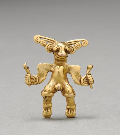 Pendentif en forme de figurine, c. 1000-1550 - Mesoamerican Mesoamerican