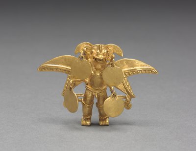 Pendentif en forme de figure ailée, c. 1000-1550 - Mesoamerican Mesoamerican