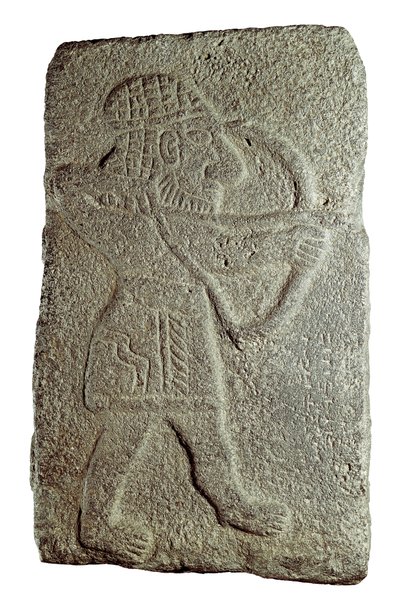 Archer hittite, du palais de Kapara, roi de Guzana, à Tell Halaf (Syrie), IXe siècle av. J.-C. - Mesopotamian Mesopotamian