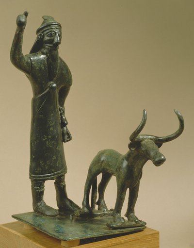 Homme avec un taureau, d