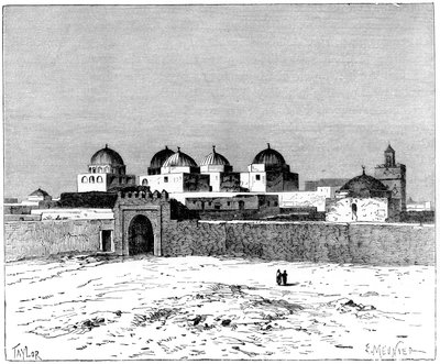La Mosquée des Épées, Kairouan, vers 1890 - Meunier