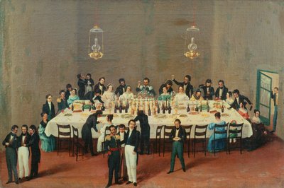 Banquet donné à Oaxaca en l