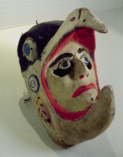 Masque de guerrier aigle - Mexican School