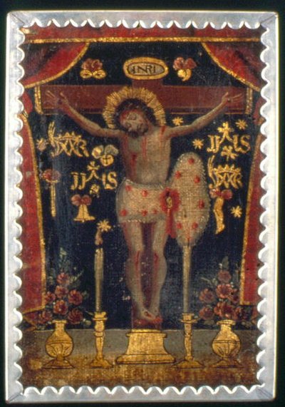 La Crucifixion - Mexican School