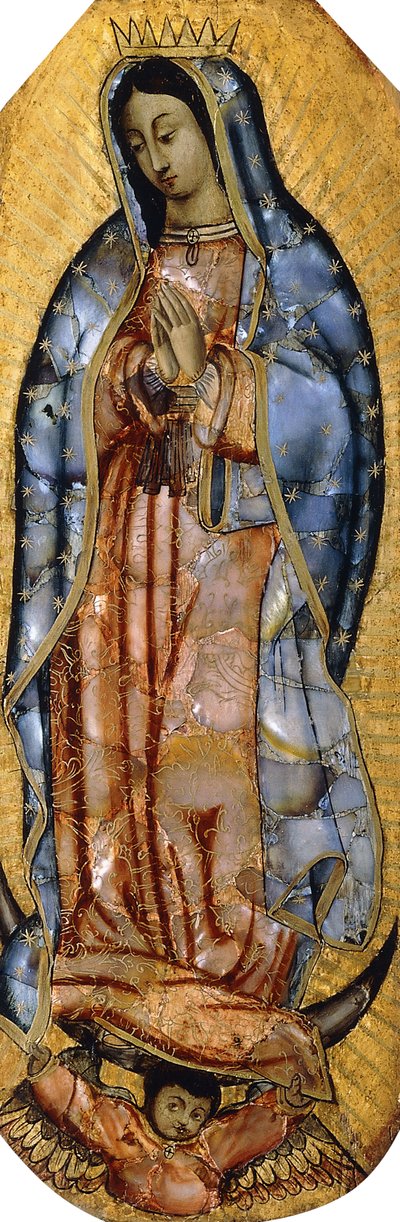La Vierge de Guadalupe - Mexican School
