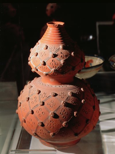 Vase en forme de gourde - Mexican School